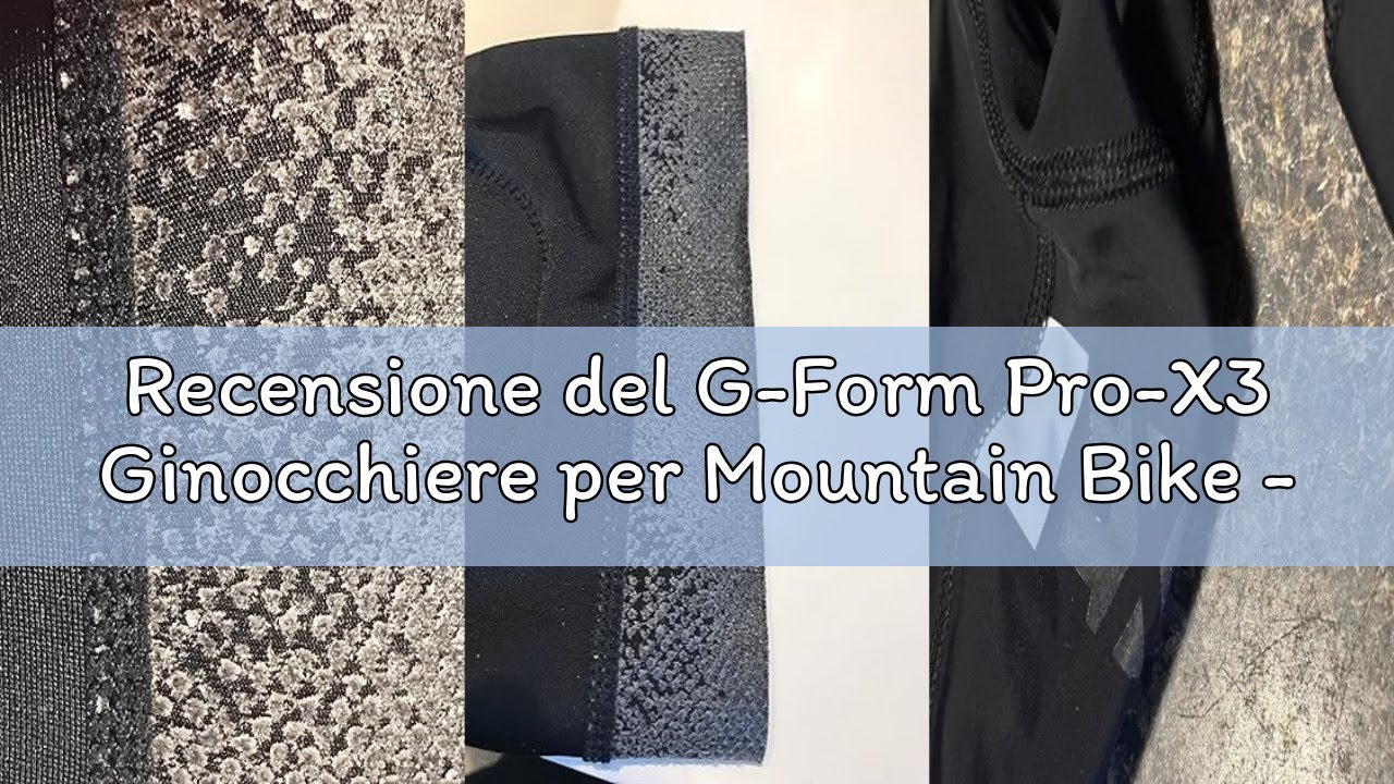 Recensione del G-Form Pro-X3 Ginocchiere per Mountain Bike - Ginocchiere per Uomo e Donna - Camo/Tit
