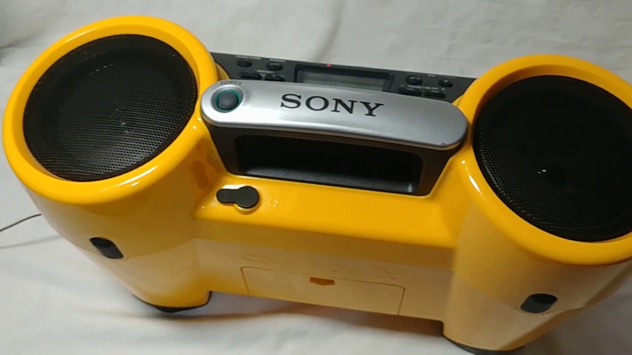 Sony CFD-980 AM/FM CD-кассетный проигрыватель, мегабасовый бумбокс