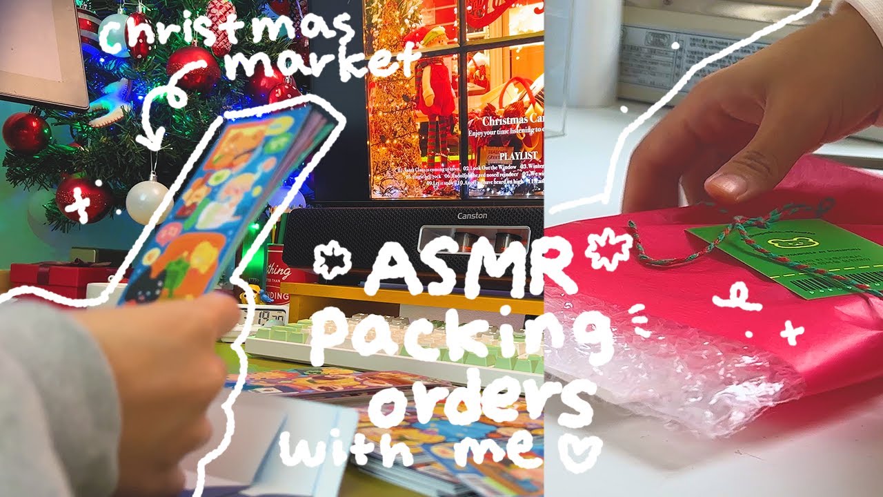 packing orders ASMR l small business in korea l  no talking no music