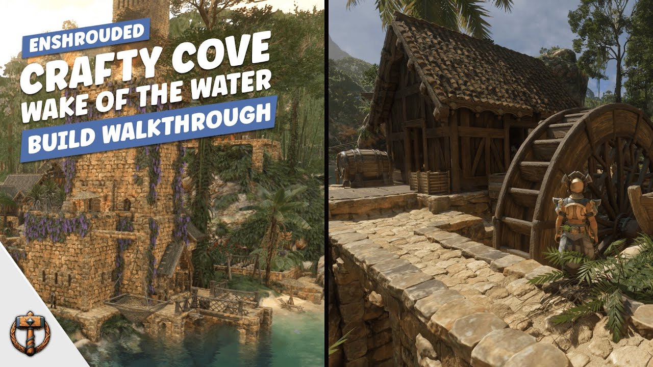 A walkthrough of my Wake of the Water village | Enshrouded (Update 7)