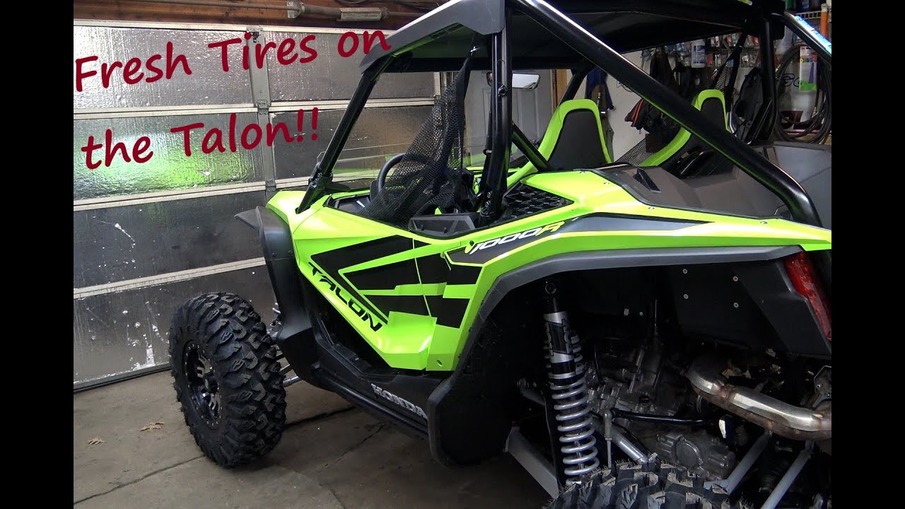 Honda Talon Gets Fresh Tires/Wheels, Double Shear Brackets, Bearings Greased and Filter change.