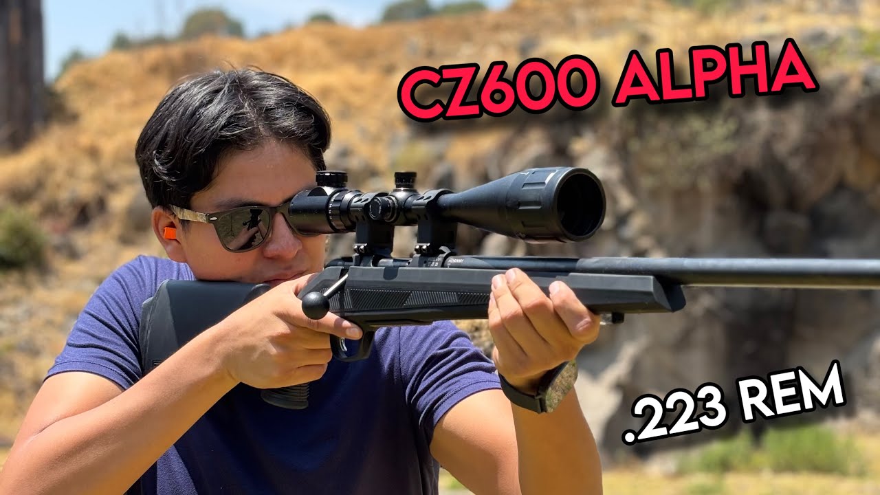 Rifle CZ600 Alpha 💥 un RIFLE DE PRECISIÓN de CERROJO calibre .223 ✅