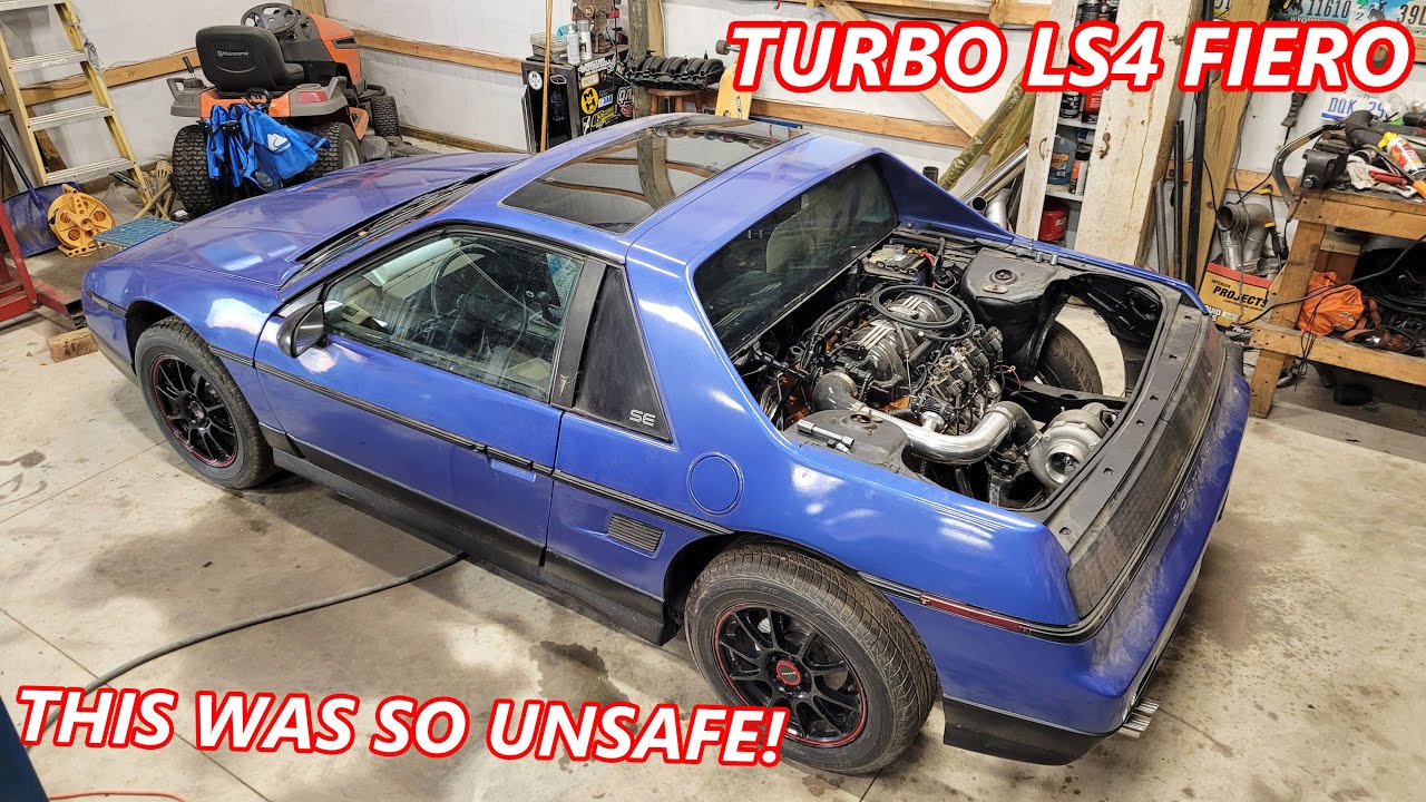 TURBO LS PONTIAC FIERO! Это было ТАК НЕБЕЗОПАСНО!