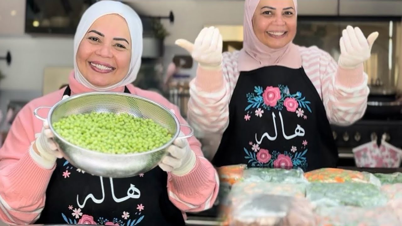 يالا بينا نفرز خضار الشتا بافضل واحسن طريقه 😍