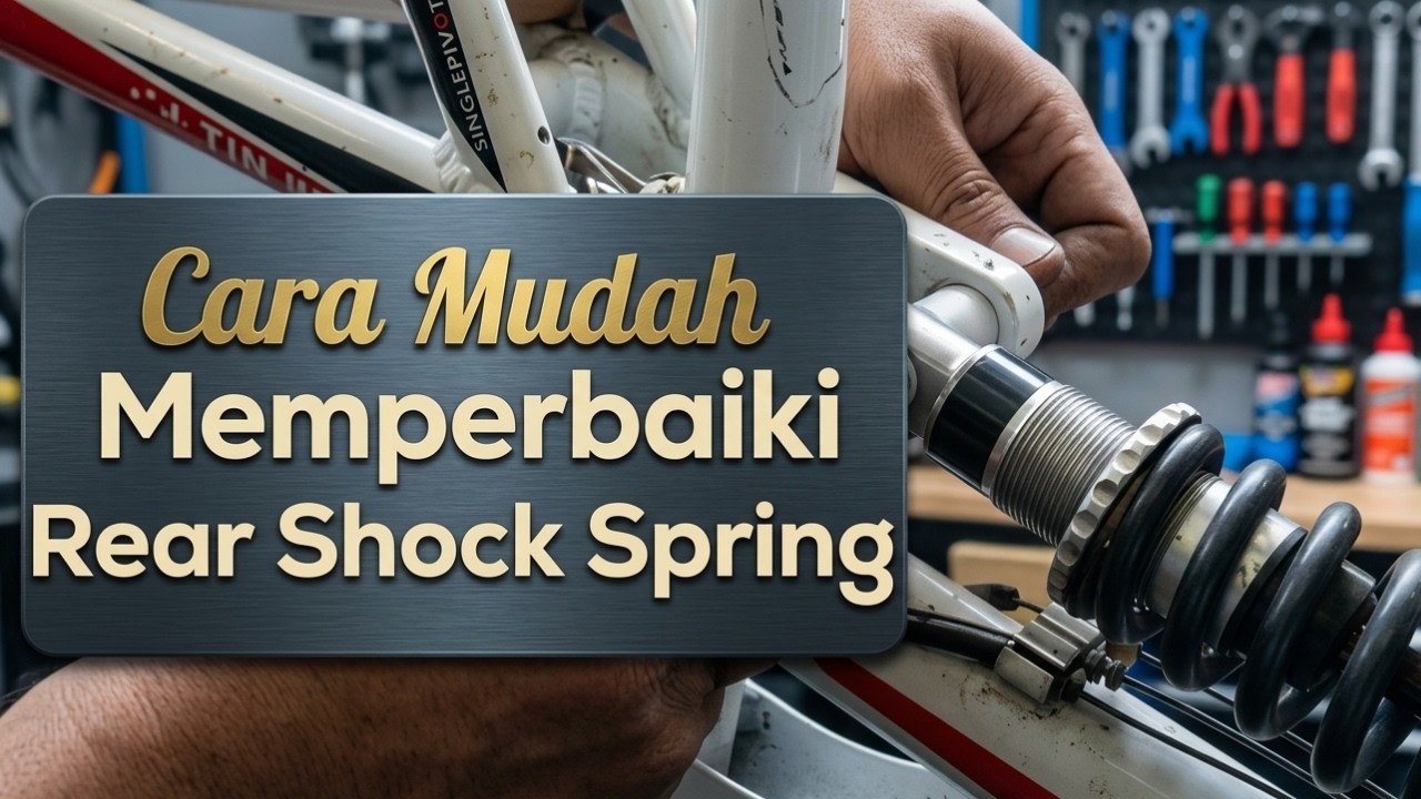 Cara Mudah Memperbaiki Rear Shock Spring Sepeda MTB Yang Macet | K-Speed 260 Spring Cell