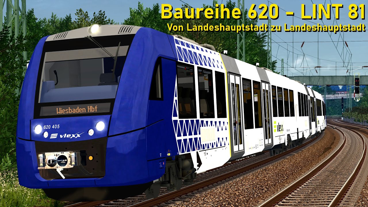 Train Simulator | Von Landeshauptstadt zu Landeshauptstadt | LINT 81 - Baureihe 620 der Vlexx