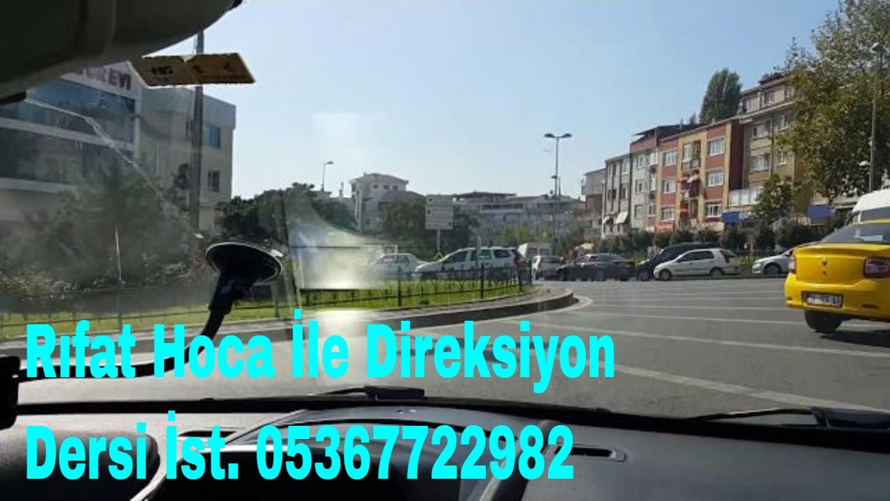 Daire Kavşak Geçişleri Nasıl Yapılır? ( Özel Direksiyon Dersi ) Rıfat Hoca 05367722982