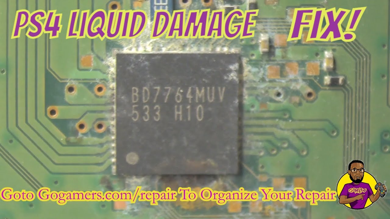Fix PS4 With Water Liquid Damage (Can We Fix It?)