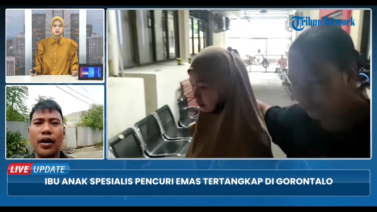 Ibu dan Anak Asal Tertangkap Tangan Mencuri Emas di Gorontalo