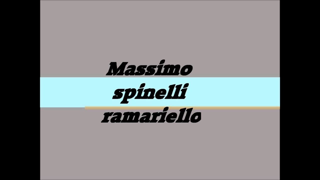 Massimo spinelli ramariello