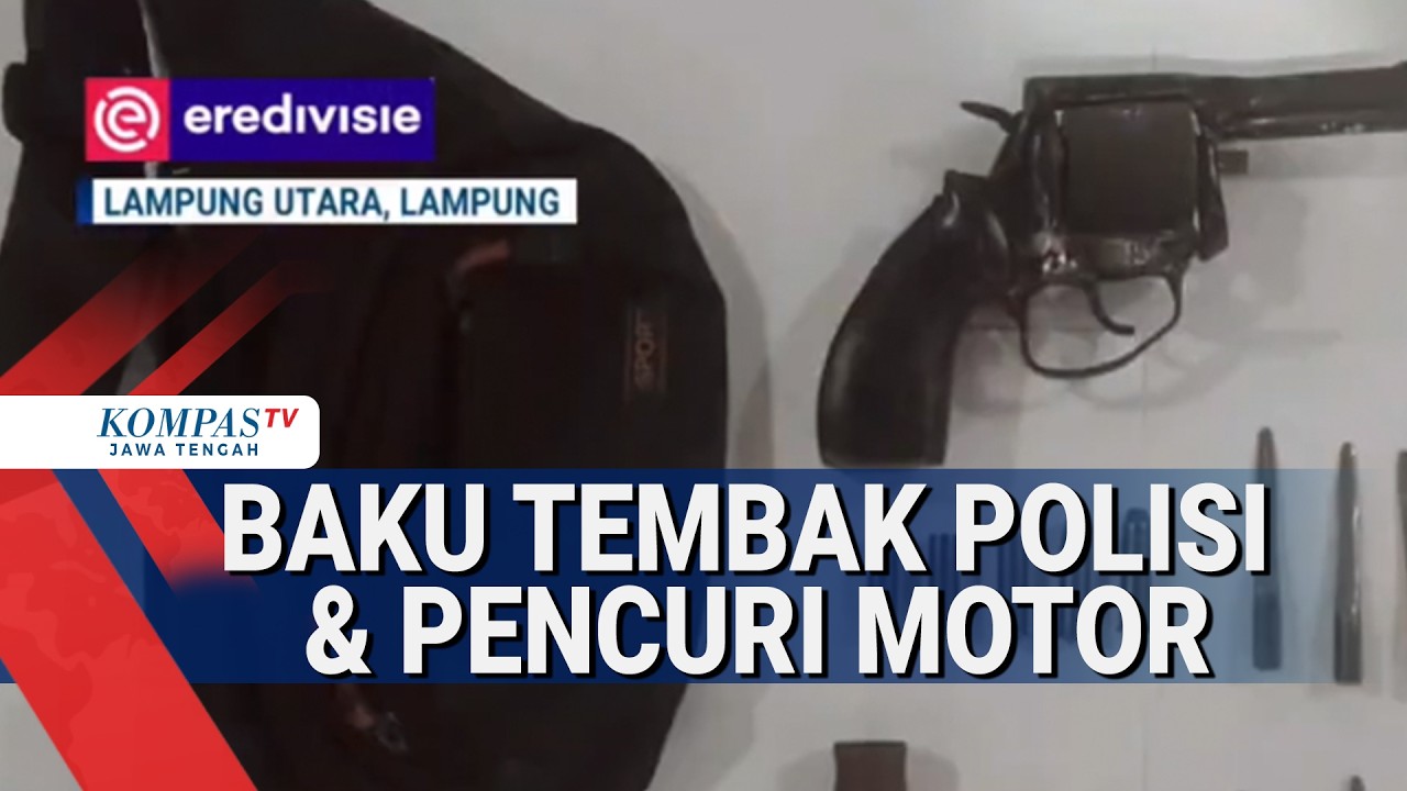 Baku Tembak Polisi & Pencuri Motor