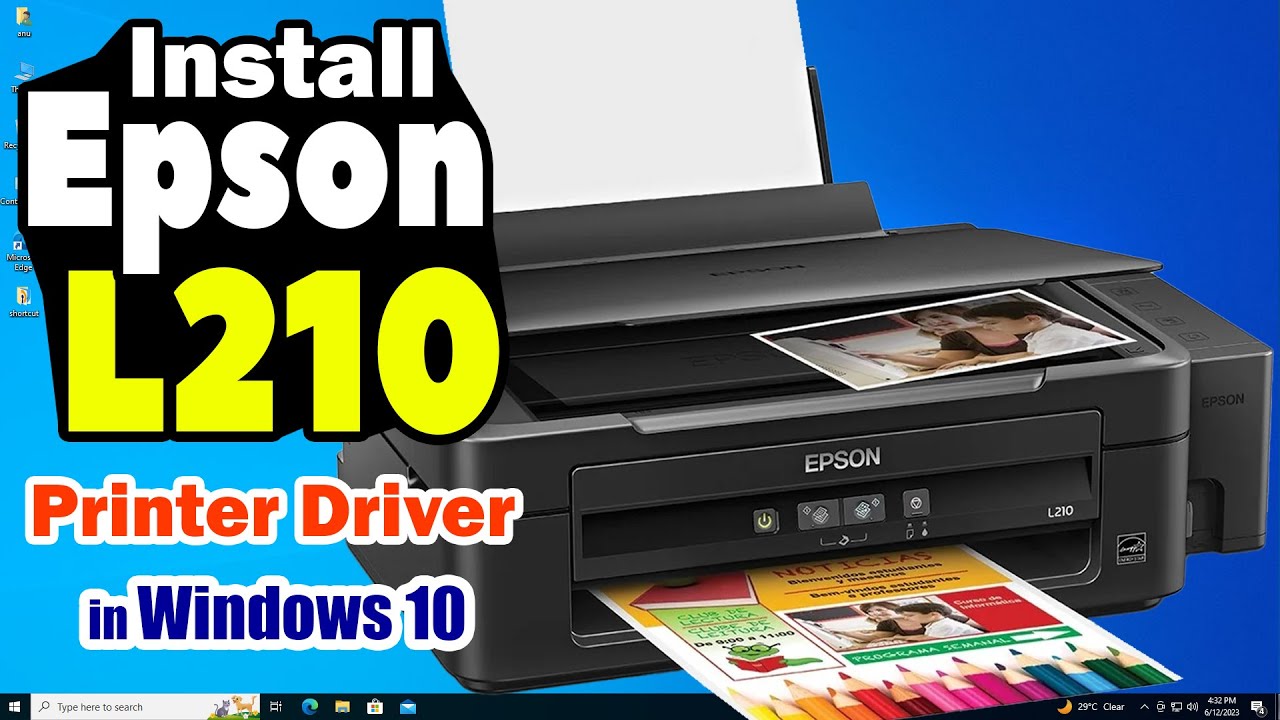 Как загрузить и установить драйвер принтера Epson L210 в Windows 10