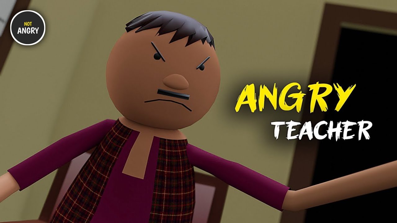 Angry Teacher Joke - NOT ANGRY || गुस्से वाले सर ||