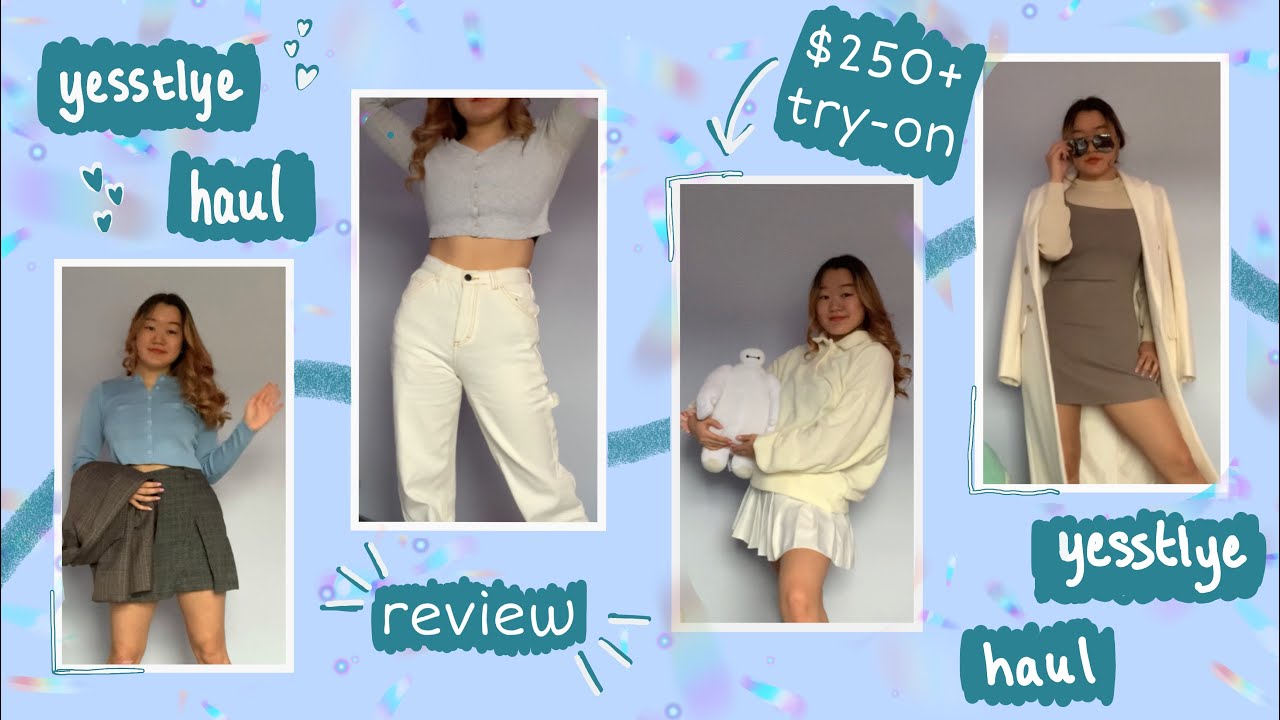a large $250+ yesstyle haul | review & try-on [2021]