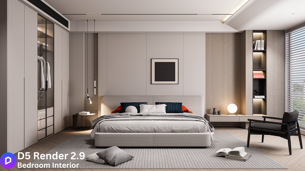 How to Create Realistic Interior Design in D5 Render | Beginner Tutorial