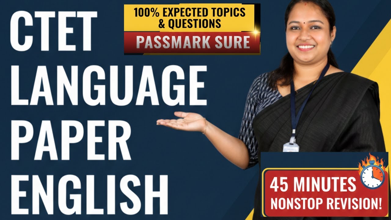 CTET LANGUAGE PAPER FINAL RAPID REVISION