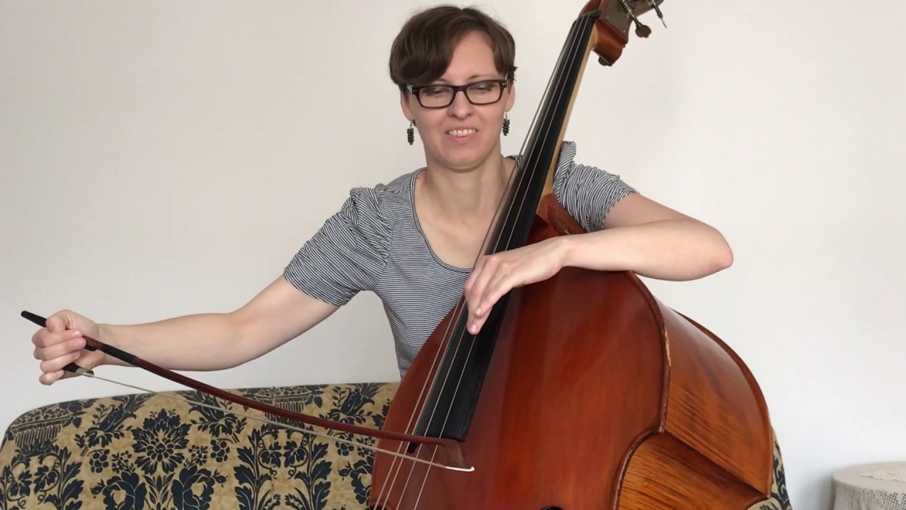 ”Ich hob dich lib”, Traditional Jewish Song, arr. Justyna Grudzinska - double bass