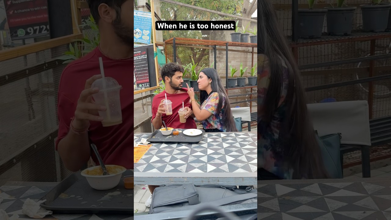 When he is too honest 😂@Funnymaniiiii #comedy #funny #couple