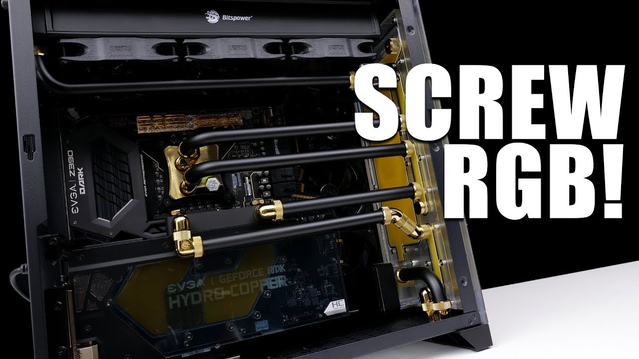Ultimate NO RGB build in 2019 - Time-lapse build
