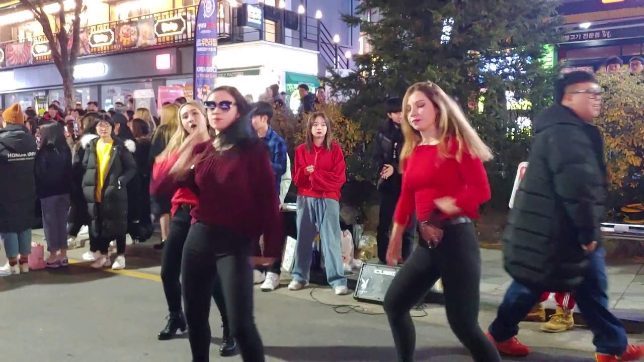 [Busking No1/HD] Red spark_PSY(싸이)_gentleman(젠틀맨)/performance,performing/홍대 버스킹/Kpop dance