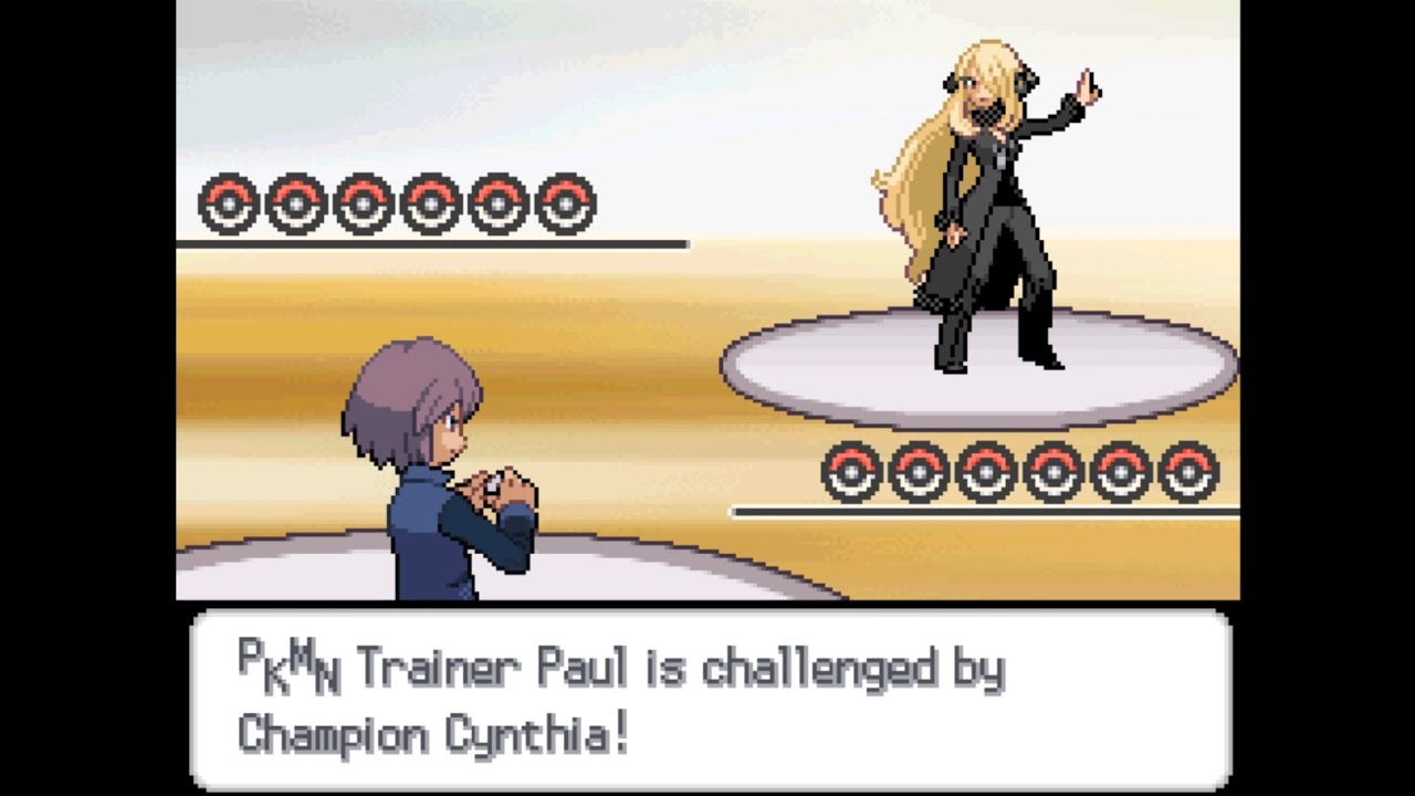 Pokemon Multiverse - Paul VS Cynthia (Journeys & Masters teams)