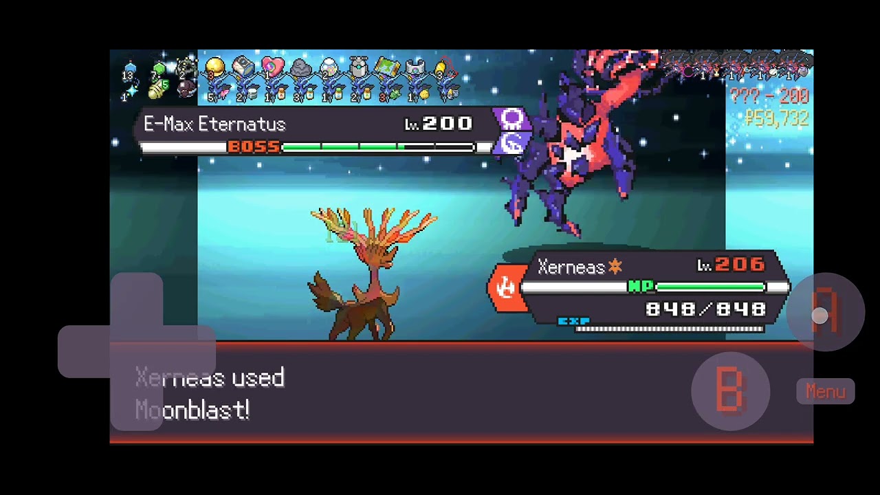 Xerneas vs Eternatus Pokerogue, Xerneas Only, Fairy-Type Monotype Run