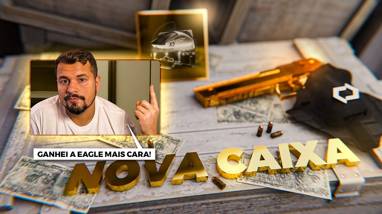 A NOVA CAIXA de R$200 do CSGONET (GANHEI A EAGLE MAIS CARA DO JOGO)