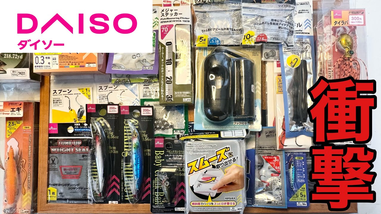 【ダイソー釣具】絶対に買うべき！！DAISOの新商品が良すぎたのでこれで東京の魚を釣りまくる。