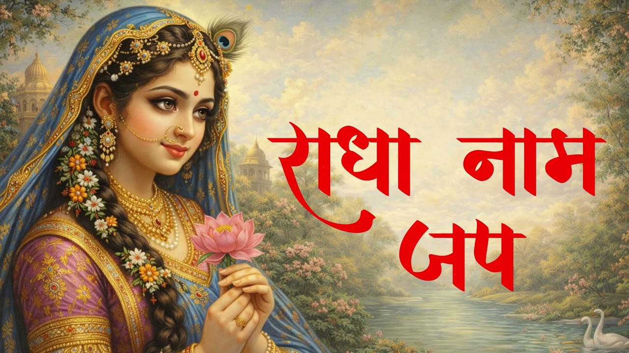 Radha Naam Jap | मन को शांति देने वाला भक्ति जाप | Radha Naam Dhara