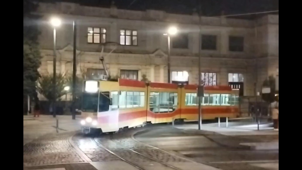 Поездка в трамвае Schindler Siemens Be 4/8 борт 1252