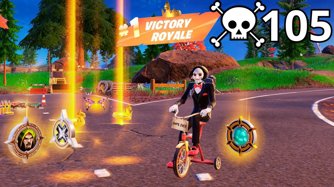 105 Elimination BILLY (SAW) Solo Vs Squads 