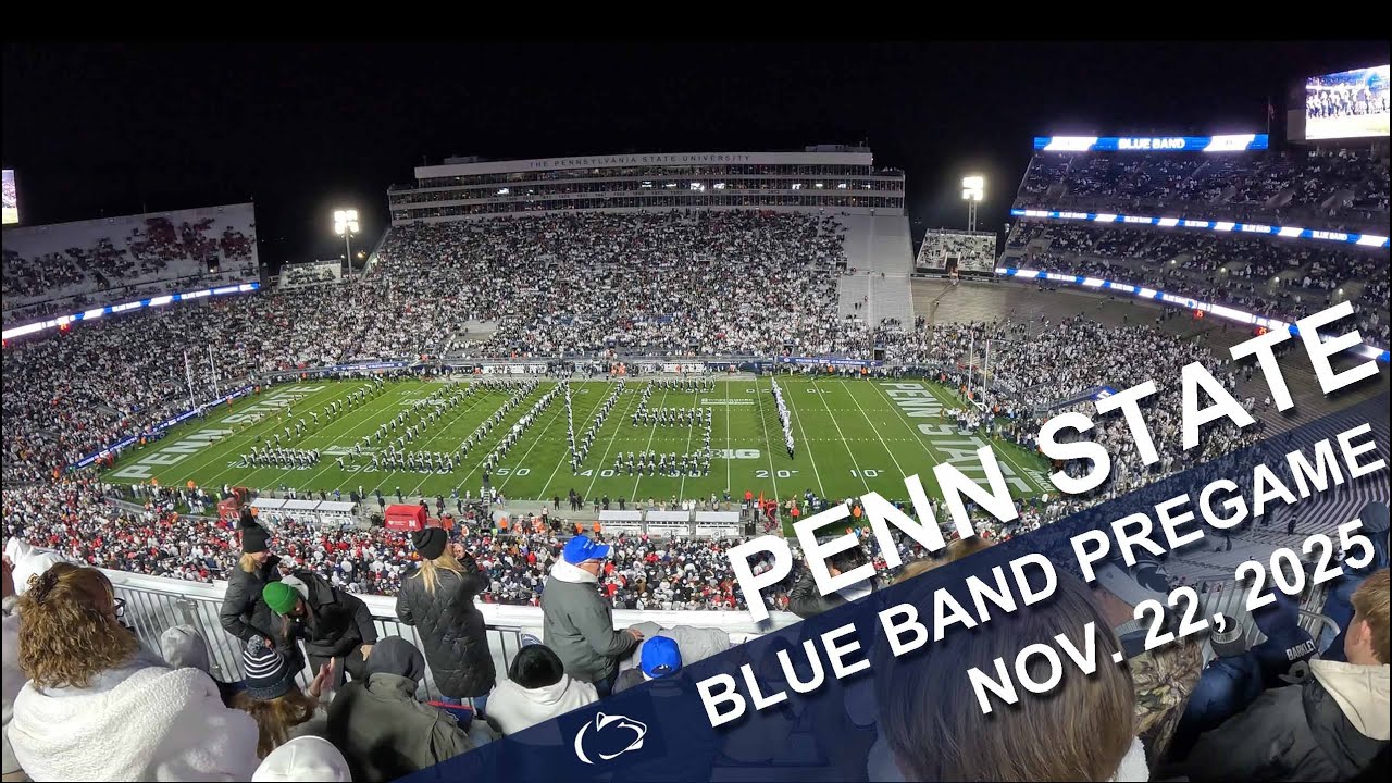 Penn State Blue Band pregame show, 11/22/2025.