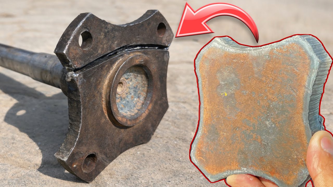 Scrap Plate to Perfect Axle: Fabricating a Brand New Axle from a Flat Iron Plate