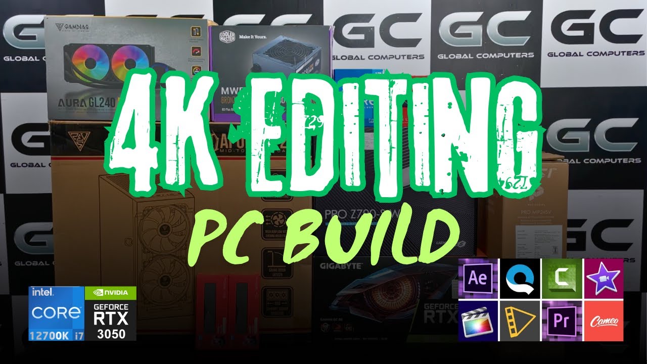 Ultimate 4K Video Editing PC Build 2024 | Intel i7-12700K & GIGABYTE RTX 3050