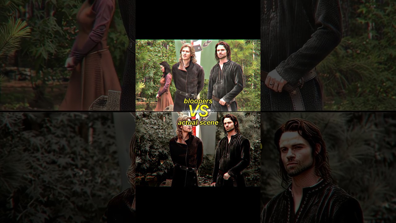 The Vampire Diaries Bloopers VS Actual Scene; Season 4 🔥 #thevampirediaries