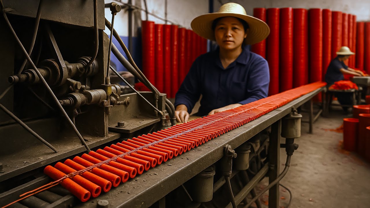 Inside a Chinese Firecracker Factory | How Fireworks Are Really Made!
