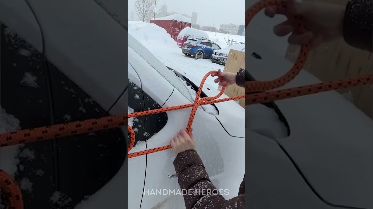 The Cheapest Way to Clear Your Driveway Snow Plow Hack! 🚗🏠