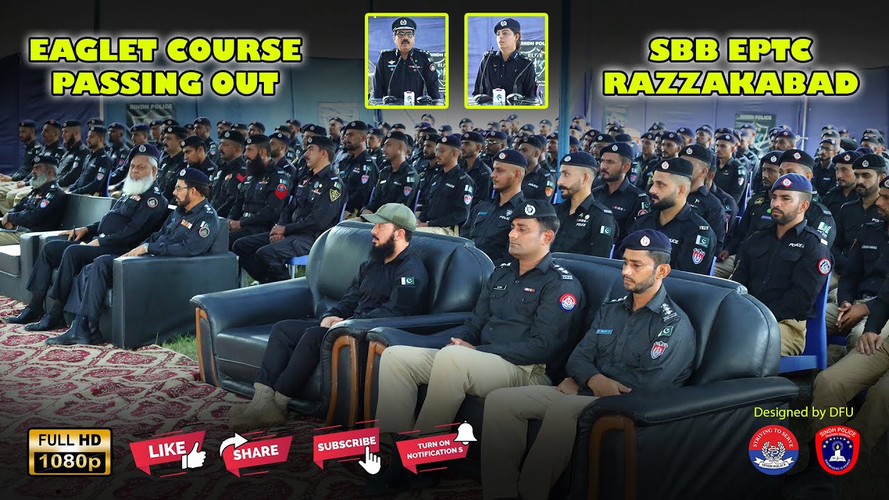 Eaglet Course | Passing Out | SBB EPTC Razzakabad | Sindh Police 