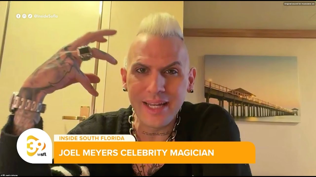Celebrity magician Joel Myers brings his mind-bending live show to Pompano Beach on March 27