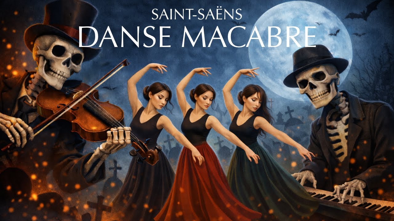 Saint-Saëns: Danse macabre 🎻🕰️👻💃 #dance #performance #violin #piano