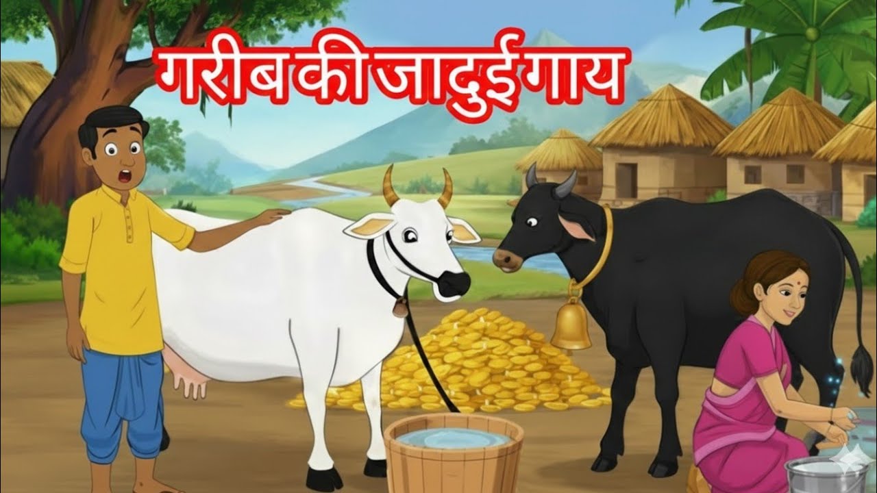 Gareeb Ki  Jadui Gaay | गरीब की दो जादुई गायें | Hindi Kahaniya | Moral Stories