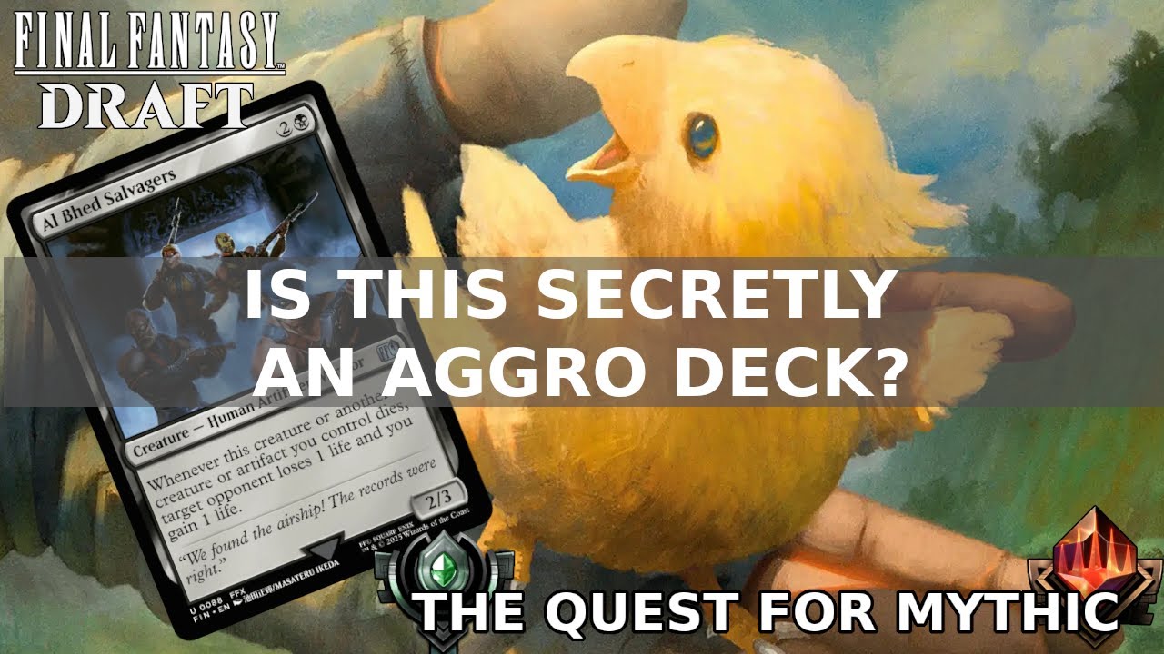 Sazh's Chocobo Is Totally Busted | MTG Arena Draft | The Quest for Mythic