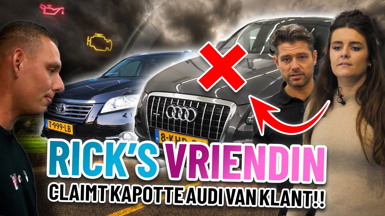 Rick's vriendin claimt kapotte Audi van klant!!
