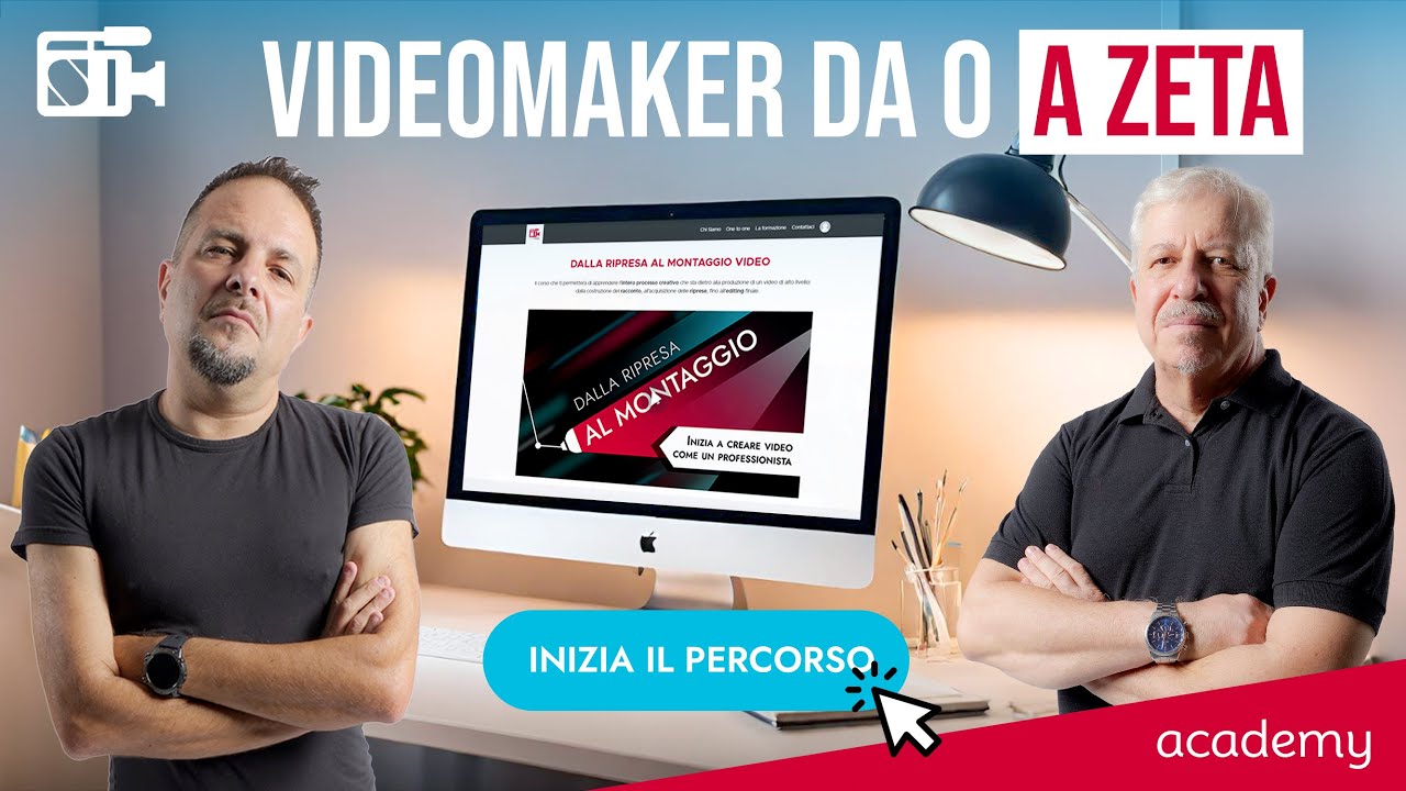 CORSO PER VIDEOMAKER : COME DIVENTARE UN VIDEOMAKER PROFESSIONISTA PARTENDO DA ZERO!