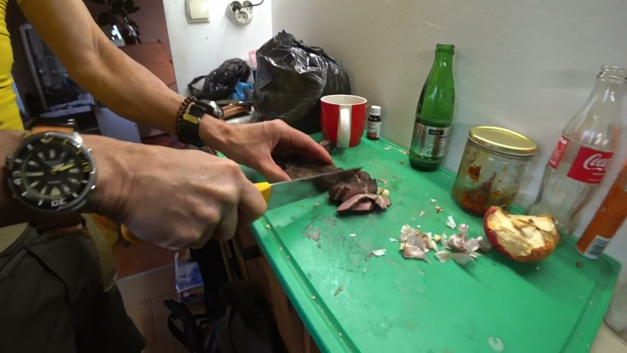 Cooking Wild Chives, Eggs, BBQ Pork, Rice Noodles and Fish!
