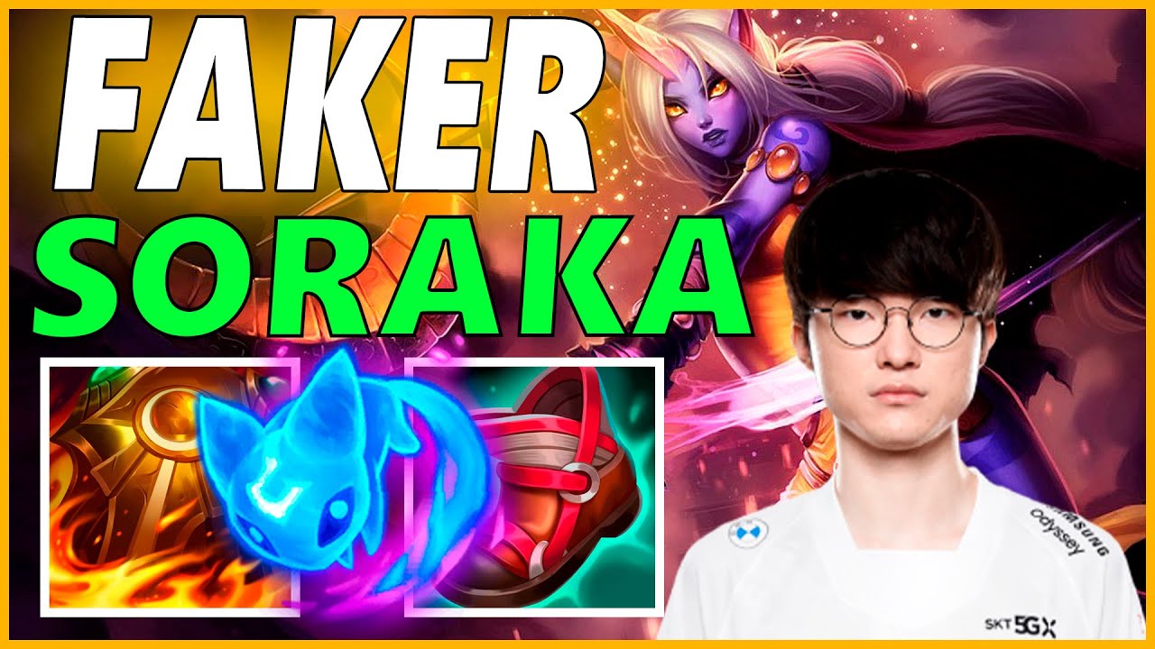 ⚡FAKER SORAKA MID GAMEPLAY⚡SEASON 12 LEAGUE OF LEGENDS