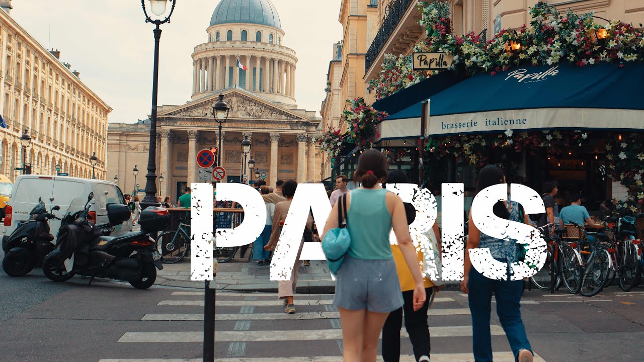 Paris Arènes de Lutèce To Panthéon walk，HD stereo sound