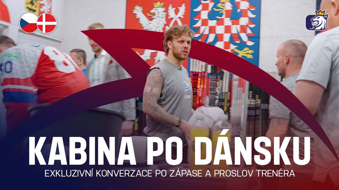 Máme salám? 😋 Pohled do kabiny po výhře nad Dánskem!