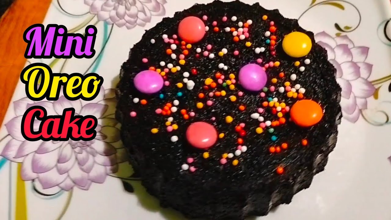 Mini Oreo cake🎂#Oreo biscuit cake 😍