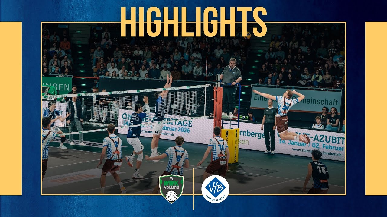 Highlights:  WWK Volleys Herrsching - VfB Friedrichshafen